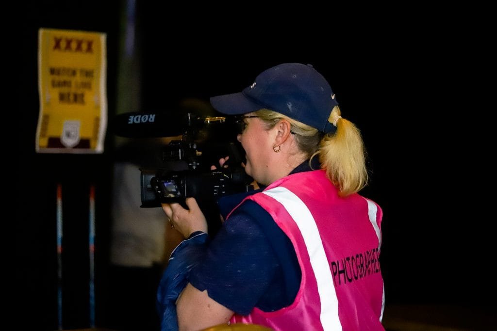 Kerry-Ann on location